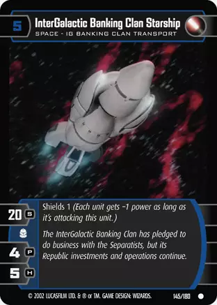 Intergalactic Banking Clan Starship