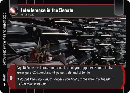 Interference in the Senate