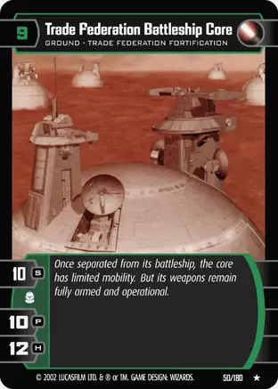 Trade Federation Battleship Core