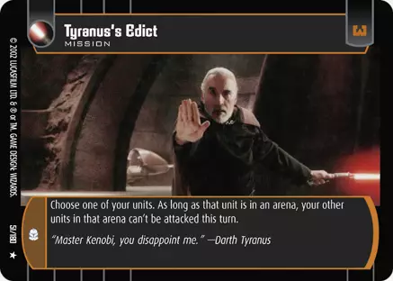 Tyranus's Edict