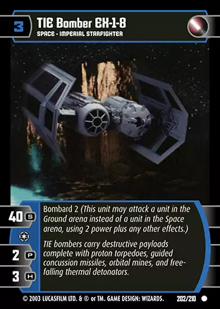 TIE Bomber EX-1-8