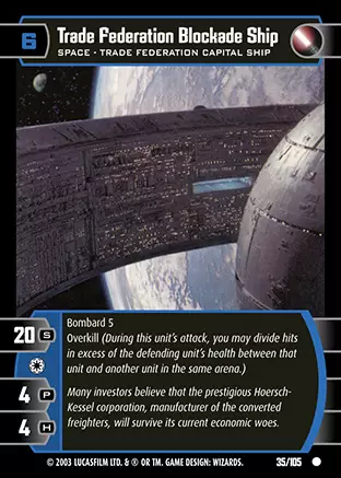 Trade Federation Blockade Ship