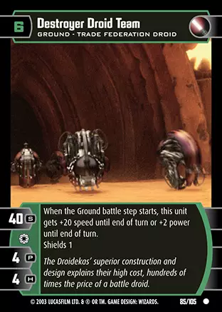 Destroyer Droid Team
