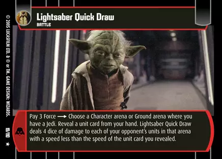 Lightsaber Quick Draw