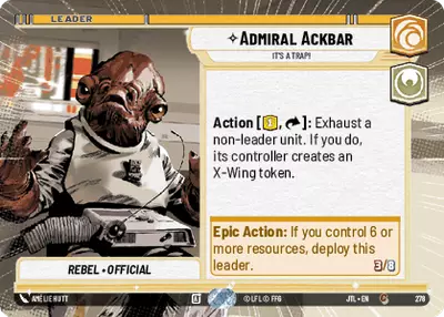 Admiral Ackbar HyperSpace