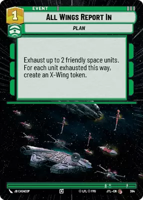 All Wings Report In HyperSpace