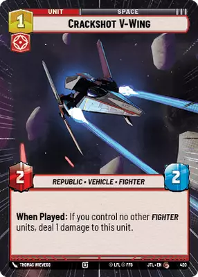 Crackshot V-Wing HyperSpace