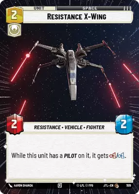 Resistance X-Wing HyperSpace