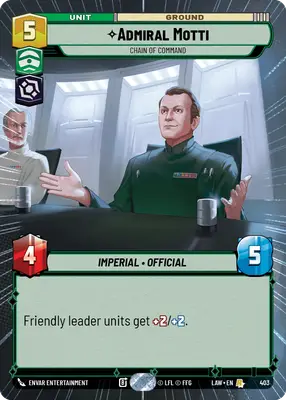 Admiral Motti HyperSpace