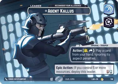 Agent Kallus ShowCase
