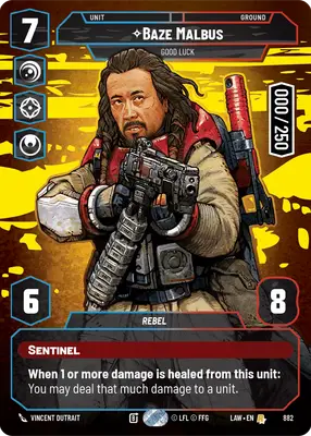 Baze Malbus Serialized Prestige