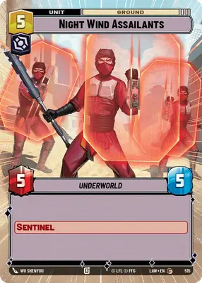 Night Wind Assailants HyperSpace