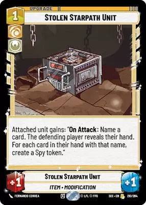 Stolen Starpath Unit