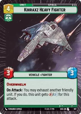 Kihraxz Heavy Fighter HyperSpace