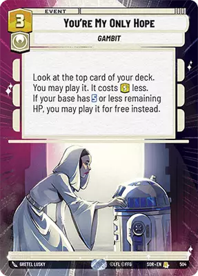 You're My Only Hope HyperSpace