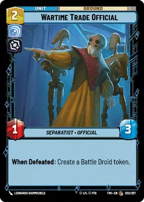 Wartime Trade Official