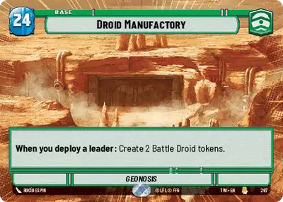 Droid Manufactory HyperSpace