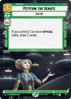 Petition the Senate HyperSpace