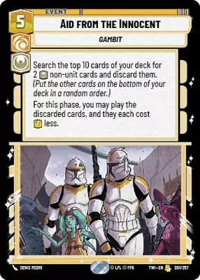 Aid from the Innocent