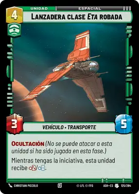 Lanzadera clase Eta robada