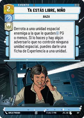 Ya estás libre, niño HyperSpace