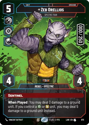 Zeb Orellios Serialized Prestige