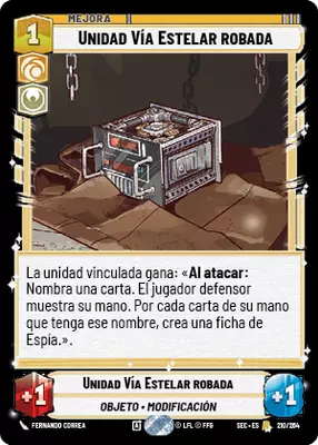 Unidad Vía Estelar robada