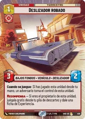Deslizador robado HyperSpace