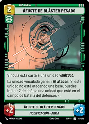 Afuste de bláster pesado