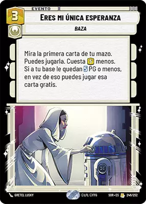 Eres mi única esperanza