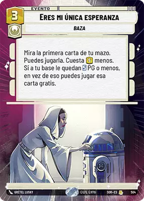 Eres mi única esperanza HyperSpace