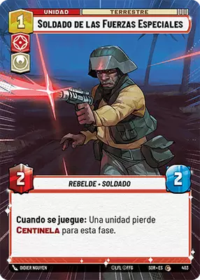 Soldado de las Fuerzas Especiales HyperSpace