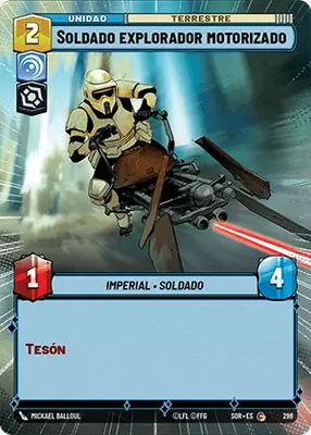 Soldado explorador motorizado HyperSpace