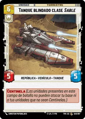 Tanque blindado clase Sable