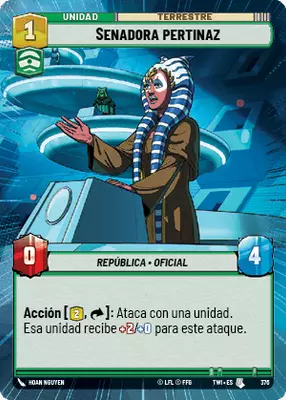 Senadora pertinaz HyperSpace