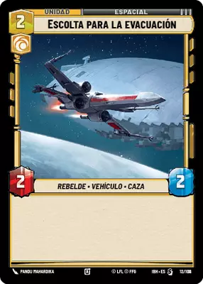 Escolta para la evacuación