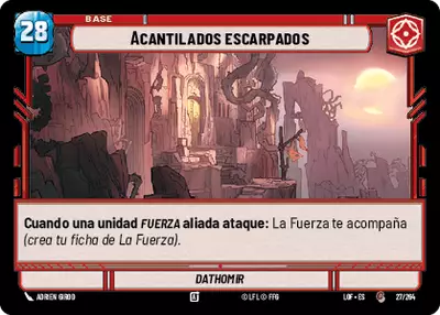 Acantilados escarpados