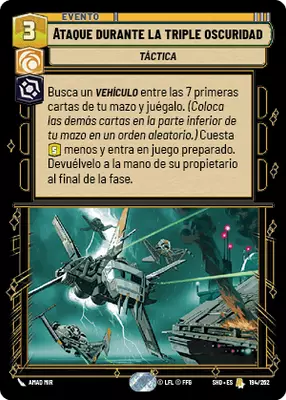 Ataque durante la triple oscuridad