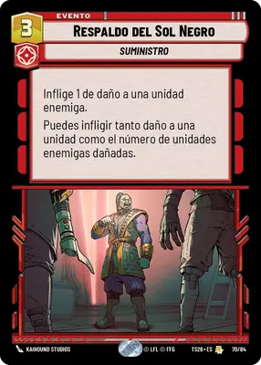 Respaldo del Sol Negro